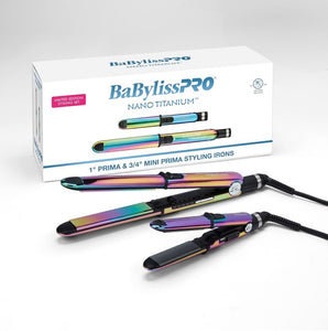 BaBylissPRO Nano Titanium Prima Hair Straightener Kit