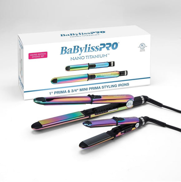 BaBylissPRO Nano Titanium Prima Hair Straightener Kit